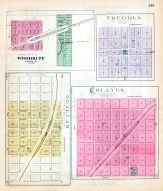 Woodruff, Tregola, Ogallah, Collyer, Kansas State Atlas 1887